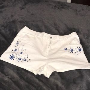 Brand New Embroidered Shorts